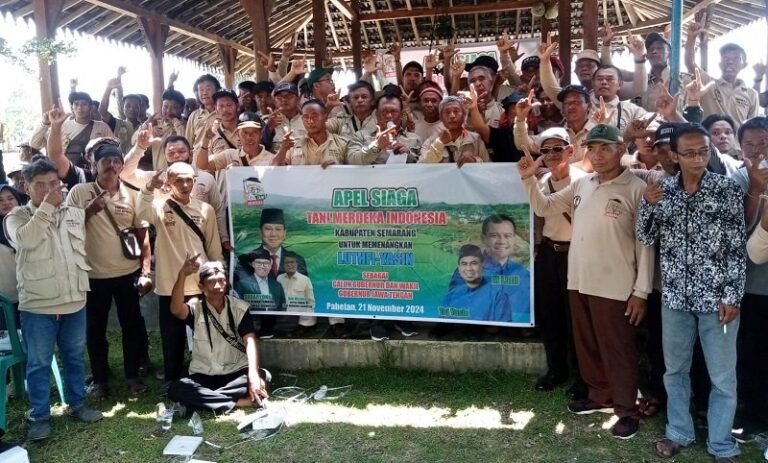 Tani Merdeka Kabupaten Semarang Apel Siaga Pemenangan Luthfi-Yasin