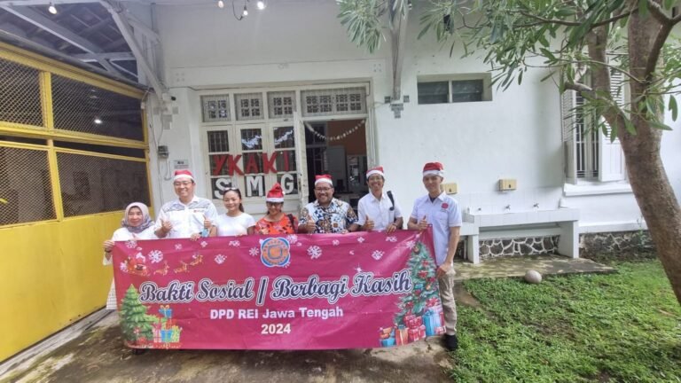Sambut Natal, DPD REI Jateng Berbagi Kasih