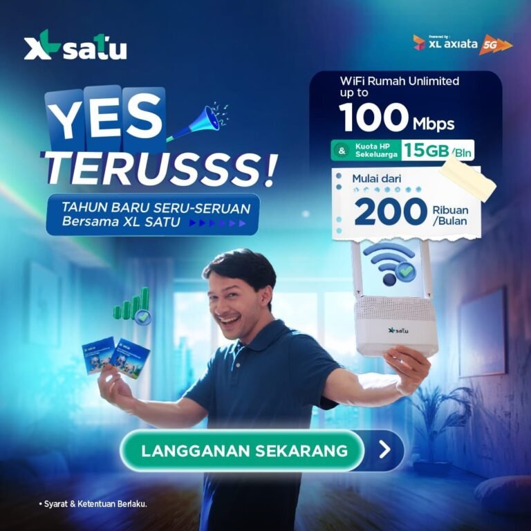 XL SATU Lite Hadir, Jadi Solusi Internet Rumah Nirkabel