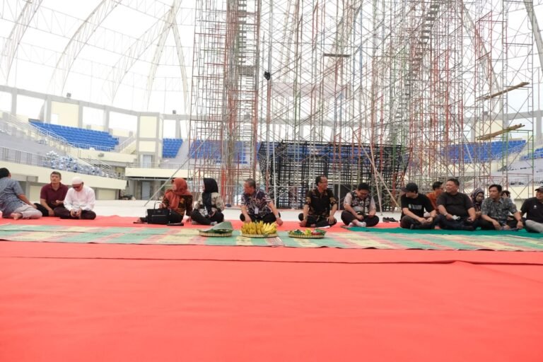Umbul Dongo Awali Pembangunan Kembali GOR Indoor Manahan Solo Dianggarkan Rp 41 miliar