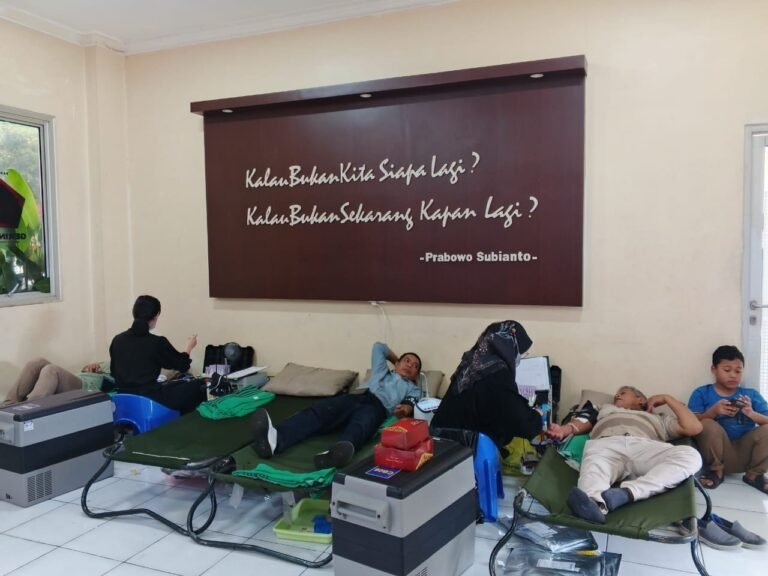Gerindra Kota Semarang Konsisten Gelar Donor Darah, Wujud Kepedulian Sosial