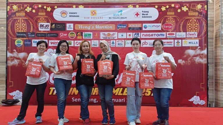 Sambut Imlek, Porinti Gelar Donor Darah Bareng Biskuit Kokola