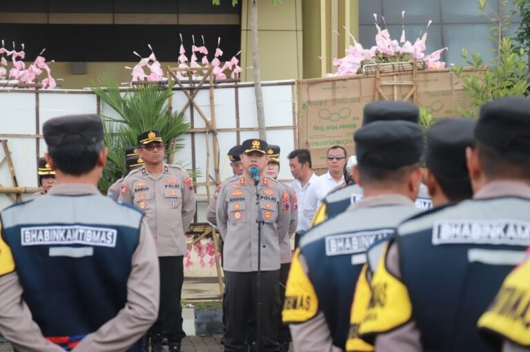 Apel Perdana, Kapolres Sukoharjo Perketat Pengawasan Judol dan Penggunaan Senpi