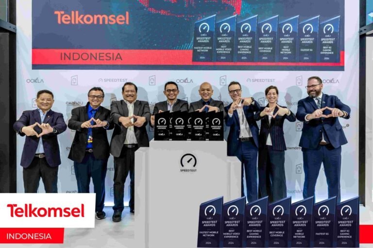 Telkomsel Raih 7 Penghargaan di Ookla® Speedtest Awards™ Q3-Q4 2024