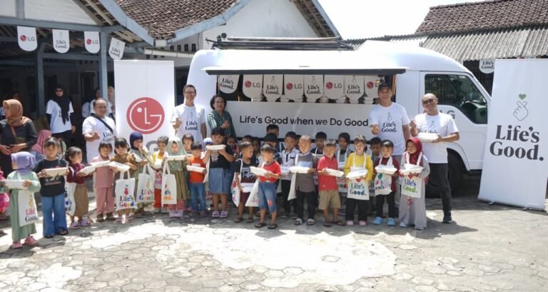 Gelar Lebaran Sehat, LG Bagikan 1.000 Paket Makanan dan Cek Kesehatan Gratis