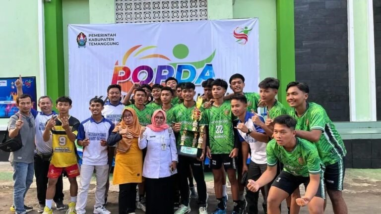 TIM POPDA VOLI PUTRA KABUPATEN WONOSOBO MELAJU KE TINGKAT PROVINSI JAWA TENGAH