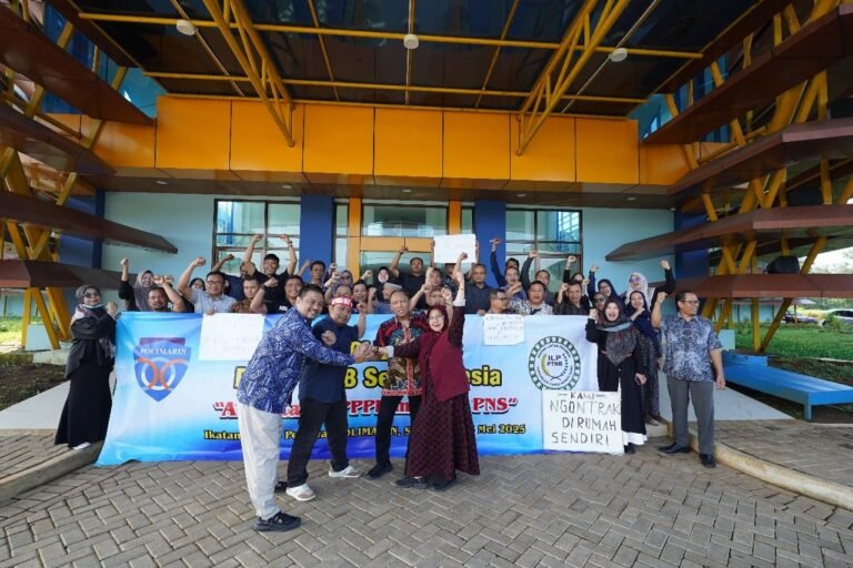Forum Dosen-Tenaga Kependidikan Aksi Dukung PPPK Polimarin Jadi PNS