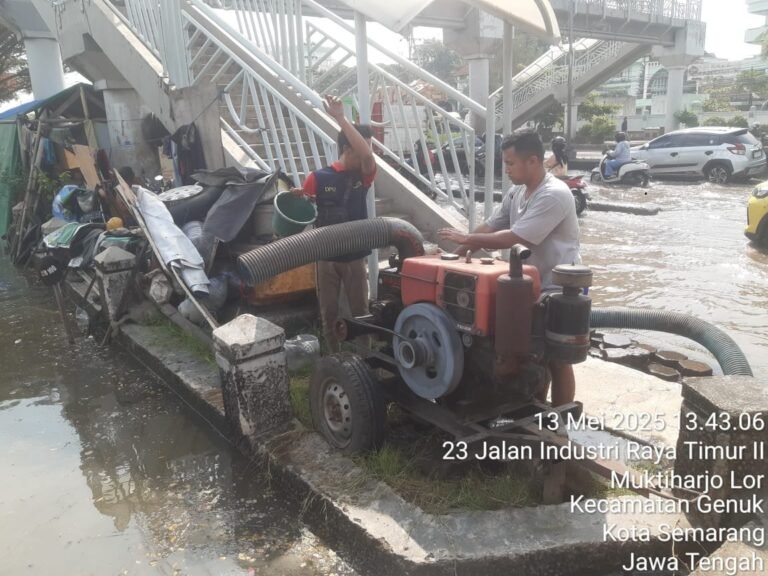 Optimalkan Pompa Portable, Pemkot Semarang Berhasil Kendalikan Genangan