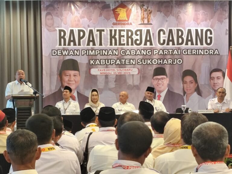 Punya Modal Politik Besar, Gerindra Sukoharjo Bidik Kemenangan di Pemilu 2029