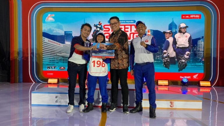 Jagoan Astra Motor Jateng dari Kendal Puncaki Podium Pertama Kompetisi Safety Riding Honda Nasional 2025