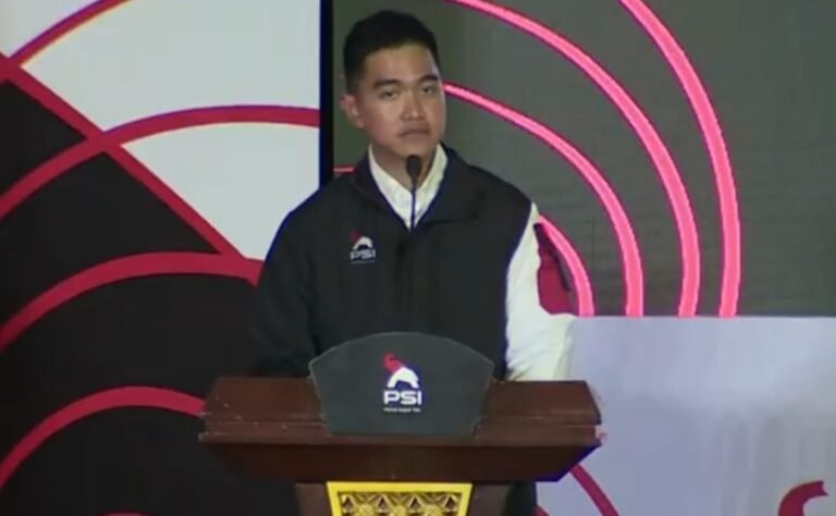 Kaesang Kembali Pimpin PSI, Raih 65,28 Persen 