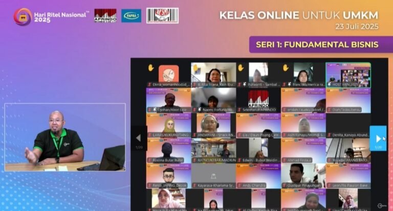 Hari Ritel Nasional, Dibuka Kelas Online UMKM, Produk Terbaik Masuk Ritel Nasional