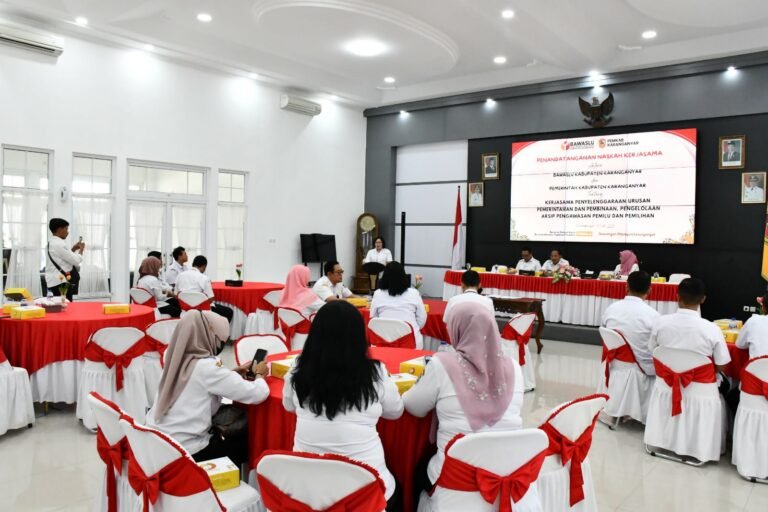 Bawaslu Gandeng Pemkab Karanganyar Amankan Data Pengawasan
