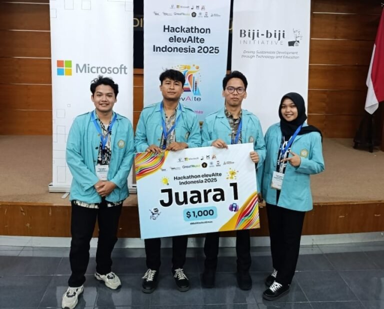 Mahasiswa UNS Raih Juara 1 Hackathon elevAIte Indonesia 2025