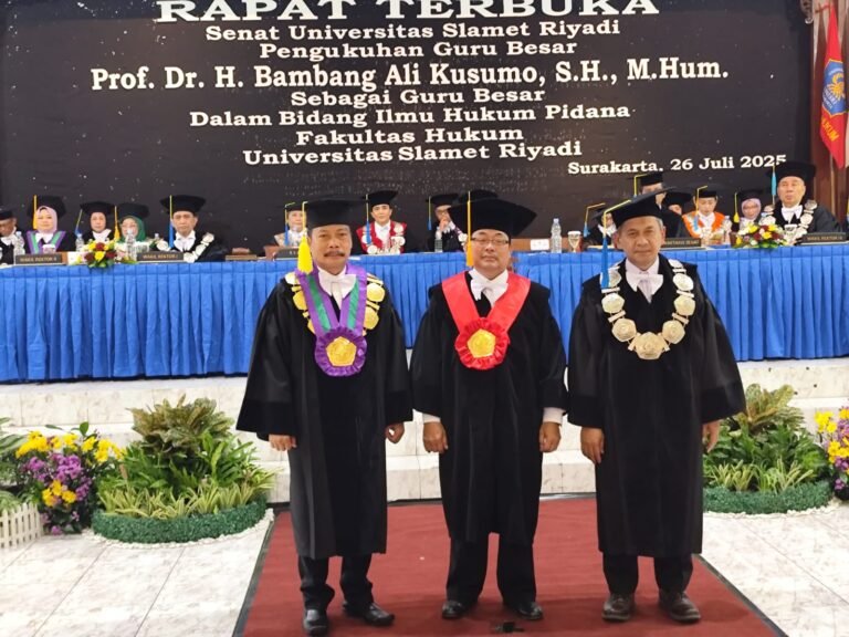 Dikukuhkan Guru Besar, Prof Bambang Ali Kusumo Angkat Penelitian Korupsi