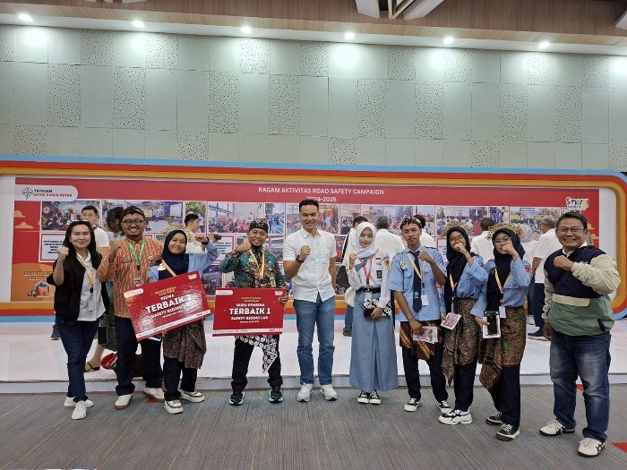 SMKN 1 Bulakamba Raih Prestasi di Safety Riding Camp 2025 Yayasan AHM