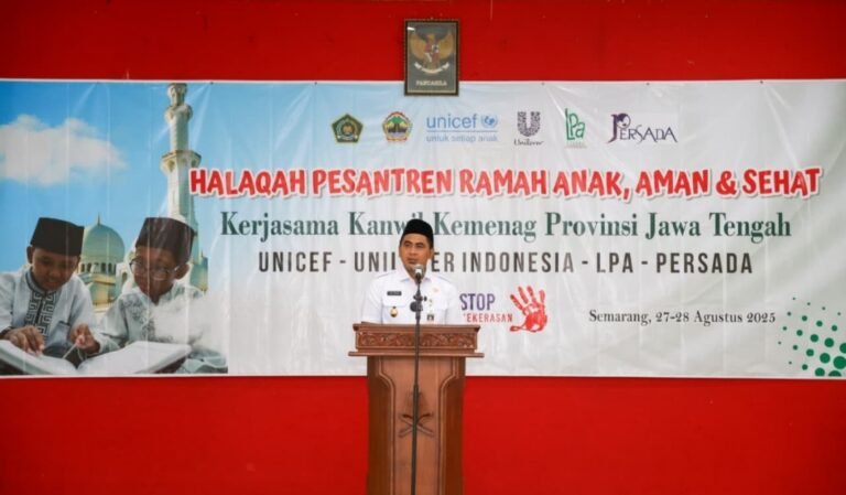 Kekerasan Anak Masih Tinggi, Pemprov Jateng, Kemenag, dan Unicef Mulai Garap Program Pesantren Ramah Anak