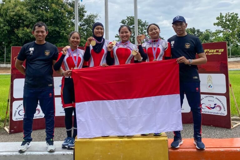 Tim Para Balap Sepeda Indonesia Sabet Enam Medali di Thailand