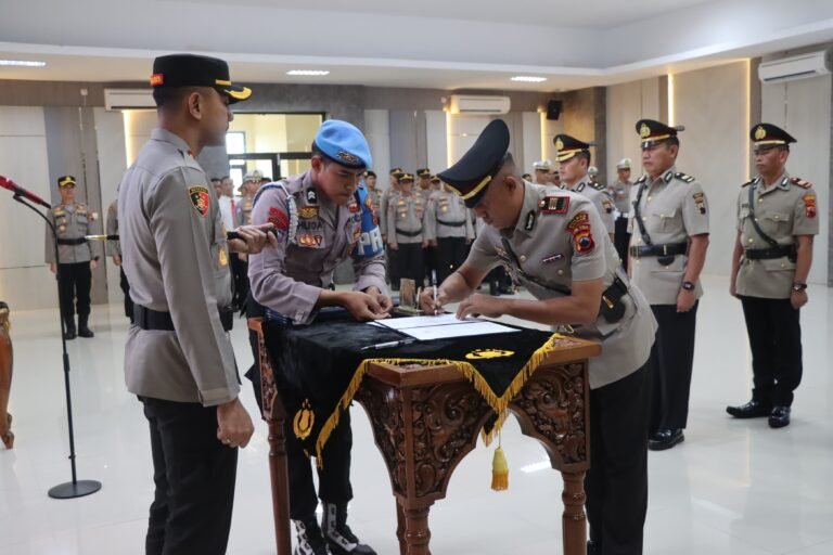 Sembilan PJU Polres Demak Dimutasi