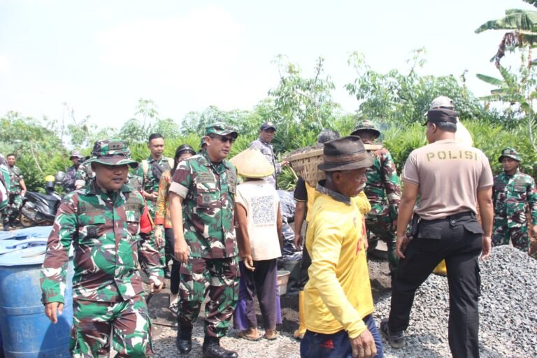 Wasev Mabesad Pantau Pembangunan TMMD Reguler di Kudus
