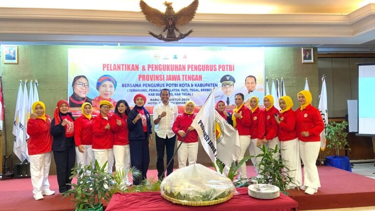 Kadartiastuti, Resmi Pimpin POTBI Provinsi Jateng