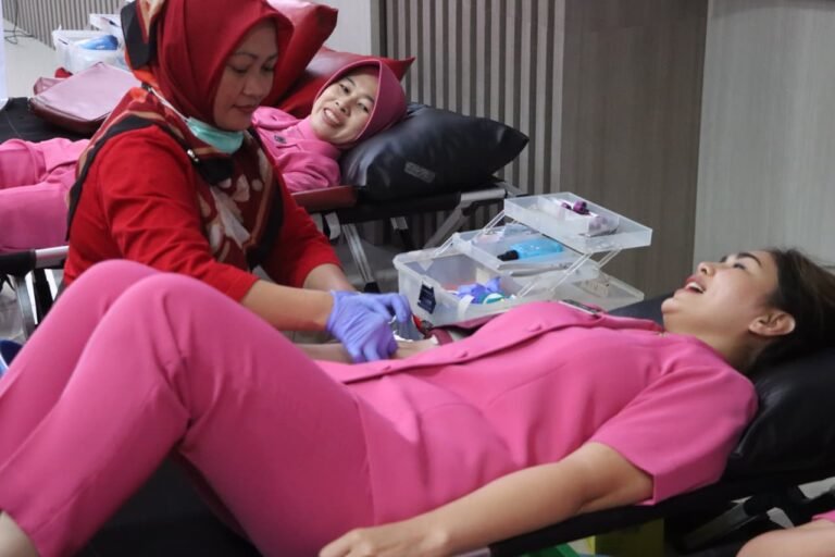 Polres Demak Gelar Donor Darah