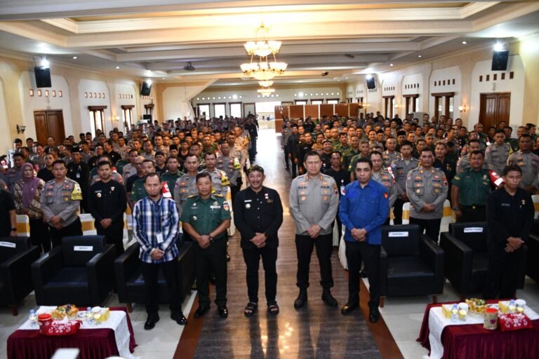 Sinergitas Tiga Pilar Wujudkan Kamtibmas Kondusif di Karanganyar