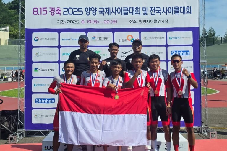 Tim Indonesia Bawa Pulang Sembilan Medali Korea Para Cycling