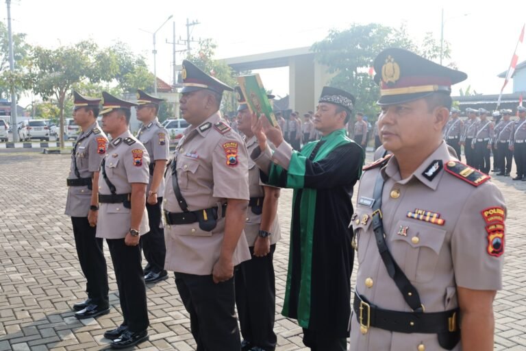 Sarana Penyegaran, Polres Sukoharjo Mutasi Delapan Pejabat