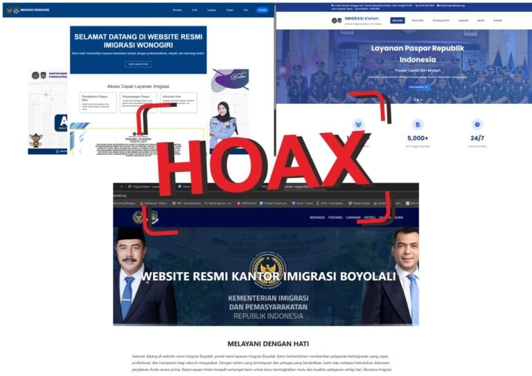 Awas  Hati-hati ! Imigrasi Surakarta Temukan Situs Palsu Layanan Paspor