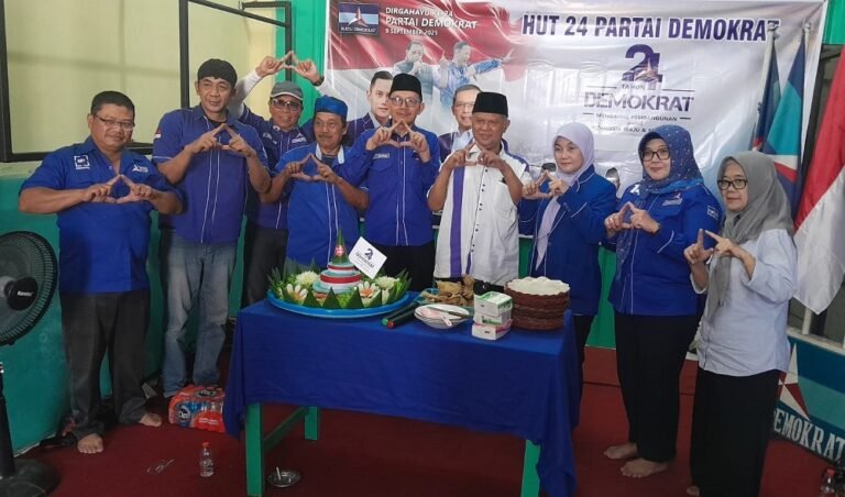 HUT ke-24 Partai Demokrat, DPC Kabupaten Semarang Gelar Syukuran Sederhana
