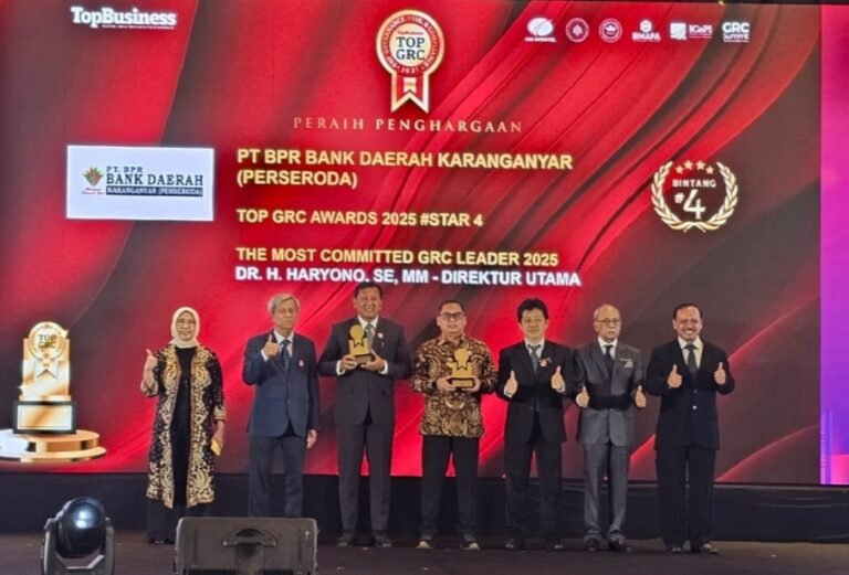 Lima Tahun Berturut-turut, BDK Karanganyar Raih Top GRC Awards 2025
