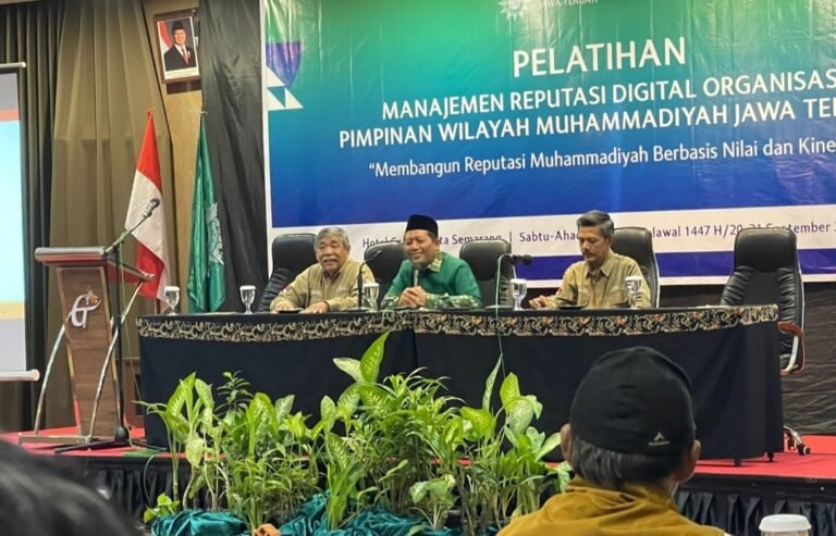 Muhammadiyah Jateng Gelar Pelatihan Manajemen Reputasi Digital