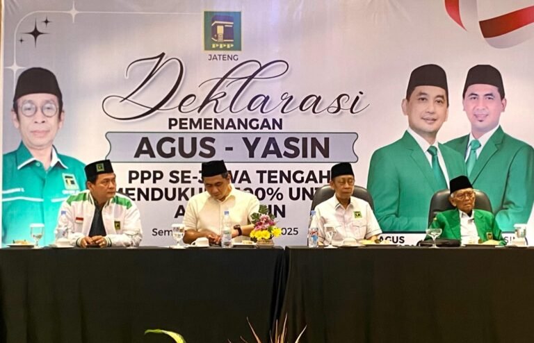Ingin Perubahan, 30 DPC PPP Jateng Otimis “Agus-Gus Yasin” Naikkan Suara Tiga Kali Lipat 