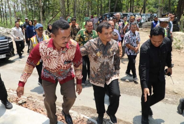Ahmad Luthfi Tinjau Langsung Perbaikan Jalan Todanan–Ngawen Blora