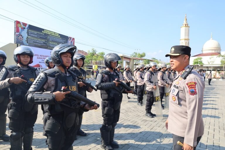 Polres Sukoharjo Gelar Apel Kesiapsiagaan Personil dan Alsus