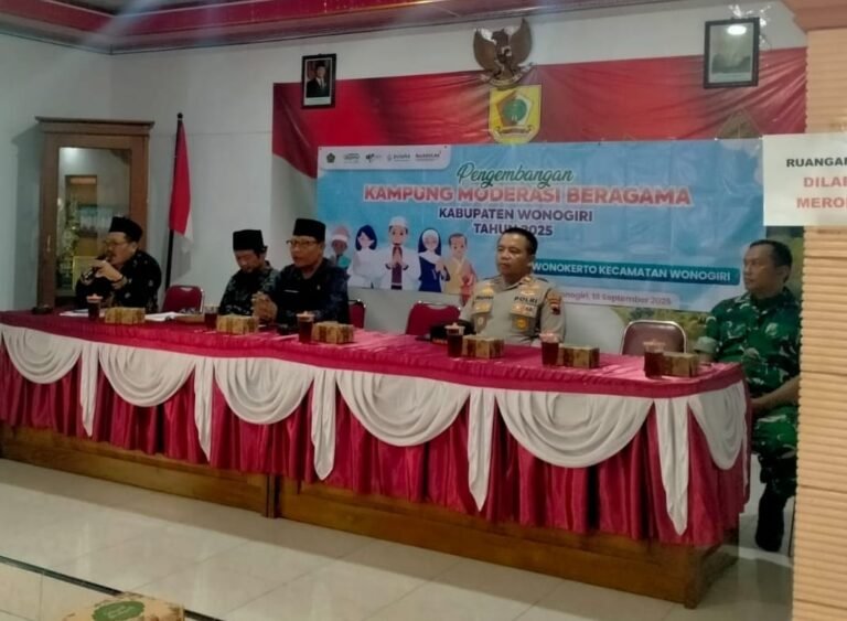 Polri Dukung Kampung Moderasi Beragama di Wonogiri