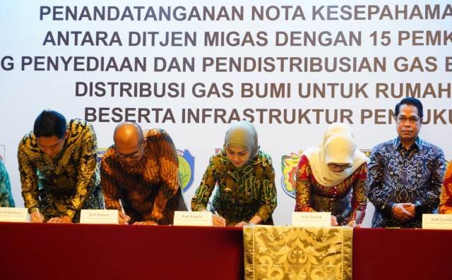 Pemkab Upayakan Jaringan Gas Masuk Rumah