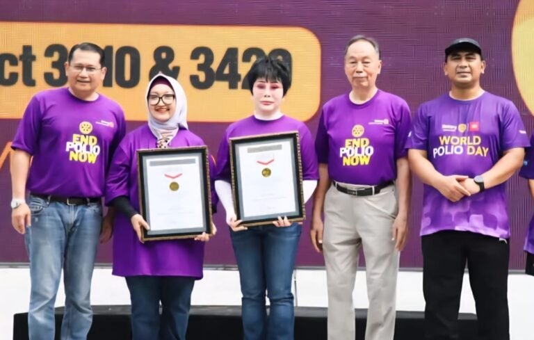 Wagub Taj Yasin Apresiasi Gerakan Imunisasi Polio Serentak Oleh Rotary Club di Indonesia