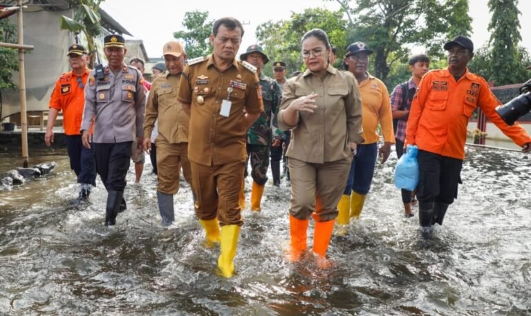 Ahmad Luthfi Terjun ke Kampung Banjir Genuk Semarang 