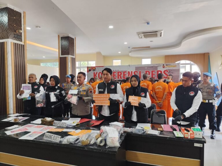 78 Tersangka Narkotika Diamankan
