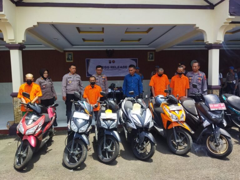 Empat Pelaku Curanmor Ditangkap