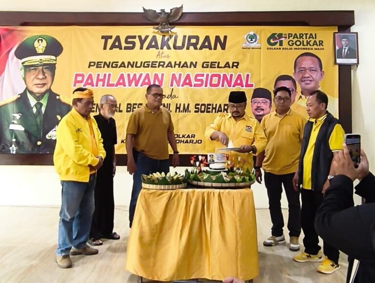 Golkar Sukoharjo Syukuran Anugerah Pahlawan Nasional untuk Soeharto