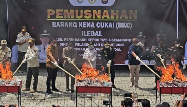Rokok Ilegal Senilai Rp 3,2 Miliar di Kendal Dimusnahkan, Hasil Penindakan Bea Cukai Semarang-Satpol PP