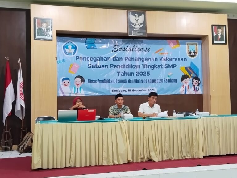 Dindikpora Rembang Perkuat TPPKSP Antisipasi Bullying Di Sekolah