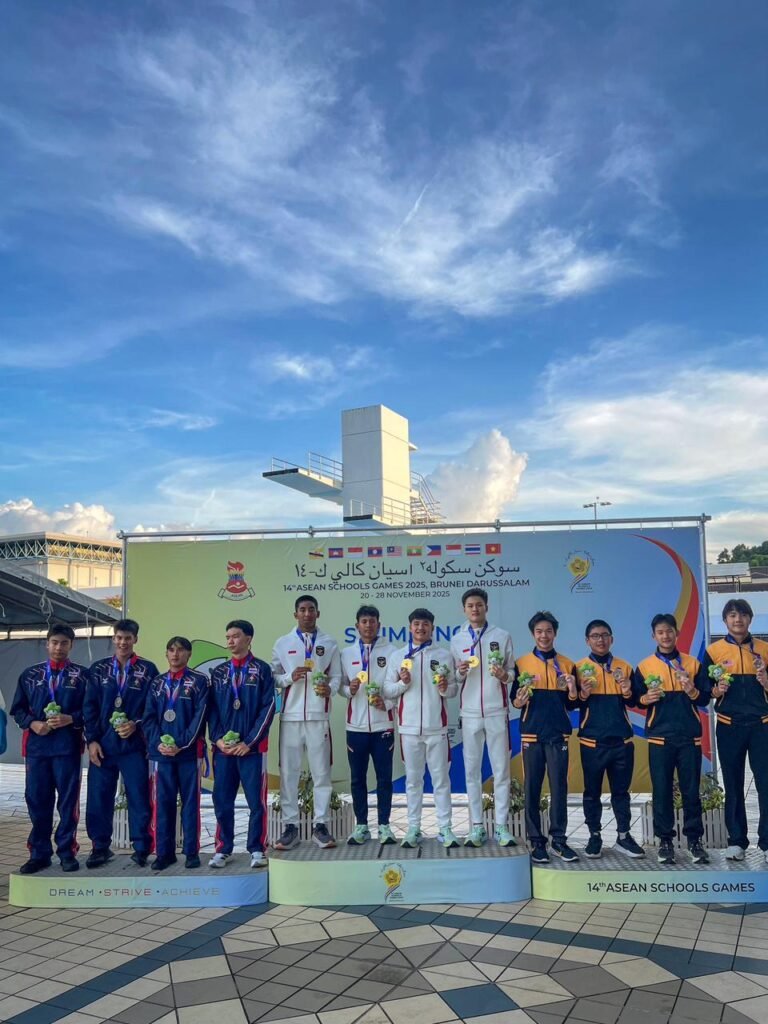 Tim Renang Putra Gondol Medali Emas dan Perunggu di Event ASG