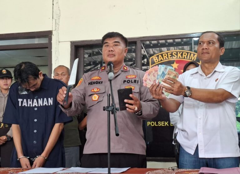 Kecanduan Judol, Pedagang Martabak Todong Kasir Minimarket