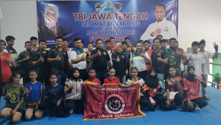 Tarung Bebas Indonesia (TBI) pada FORDA Jateng /2025 Perebutkan 40 Medali