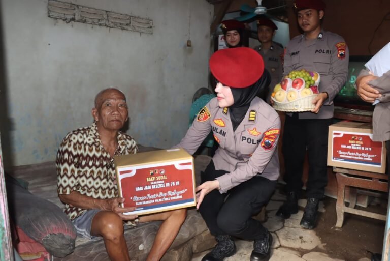 Momen Hari Jadi Fungsi Reserse Polri ke-78 Tahun, Satresnarkoba Polrestabes Semarang Peduli Sosial
