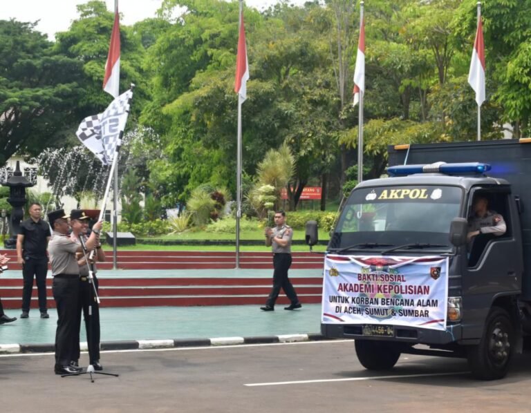 Peduli Bencana, Akpol Kirimkan Bantuan untuk Korban Banjir di Aceh, Sumut, dan Sumbar